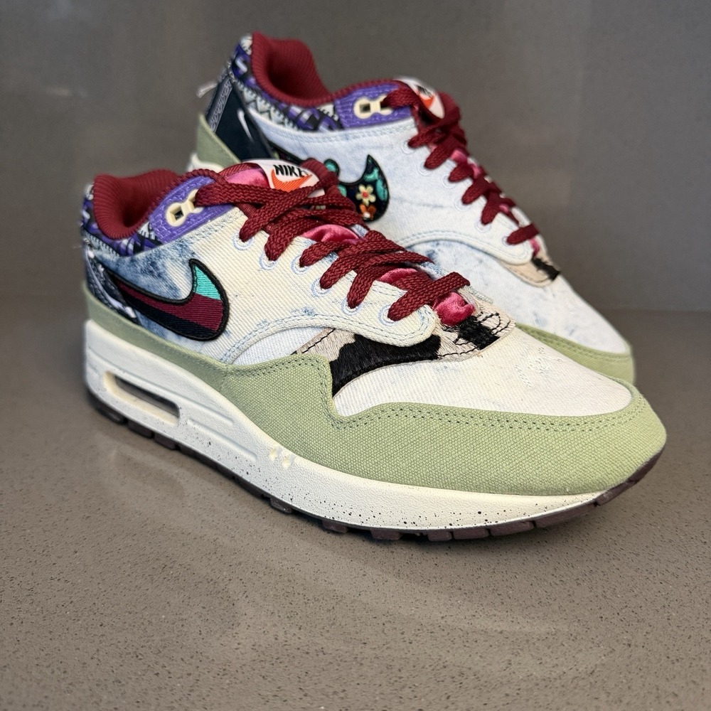 Nike Air Max 1 SP x Concepts Mellow DN1803-300 Men's Size 7.5 Oil Green Multi